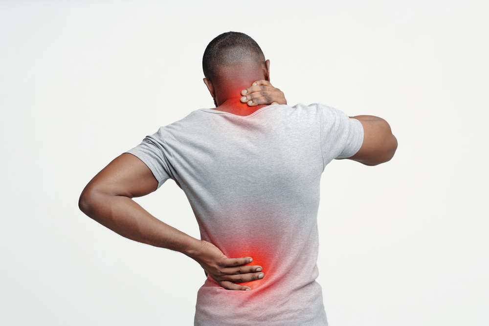 Man With Neck And Back Pain 